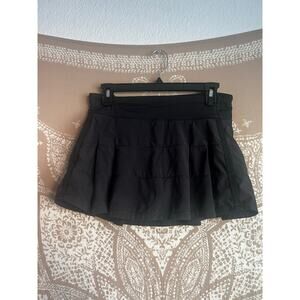 Lululemon Pace Rival Skort Skirt in Black